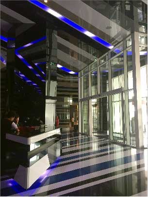 The W, lobby, Dubai