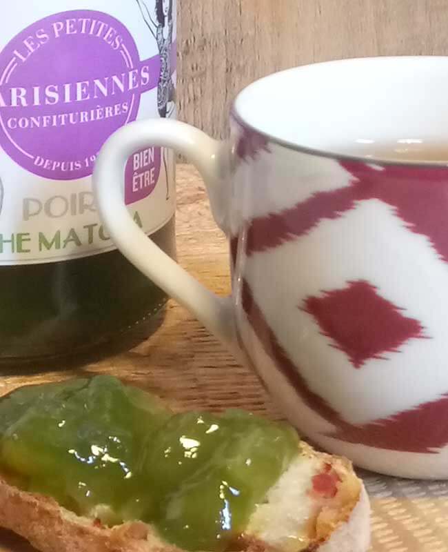 Confiture Poire et Thé Matcha