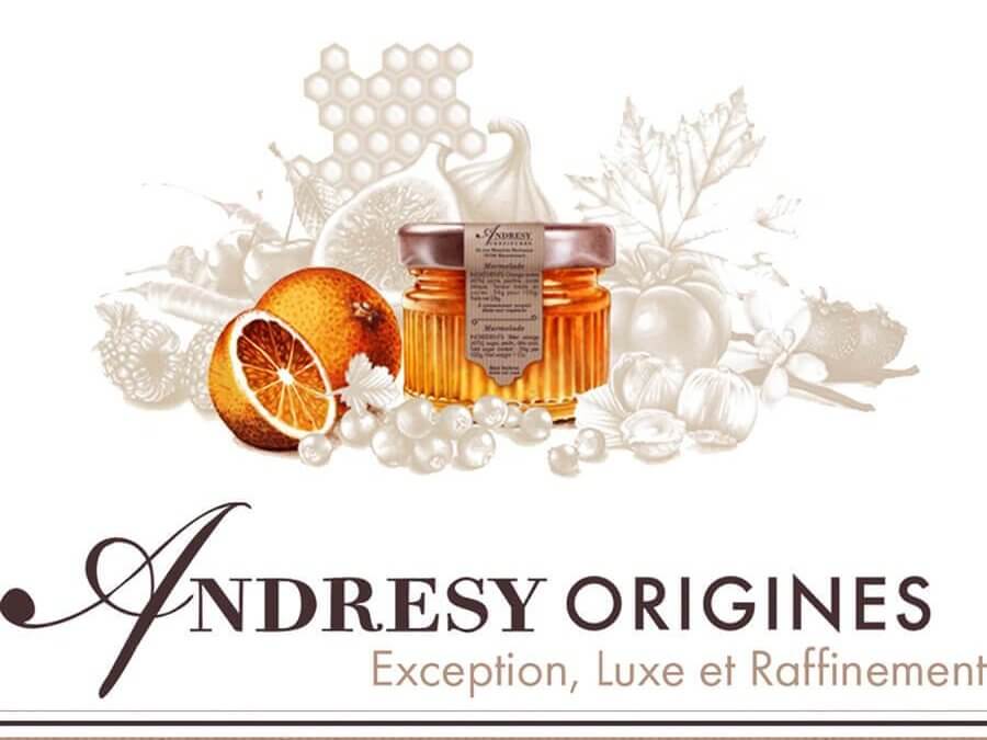 Why is the mini jar of individual jam from the Prestige Andrésy Origines brand perfectly suited to the breakfast buffet in 4 * and 5 * hotels?