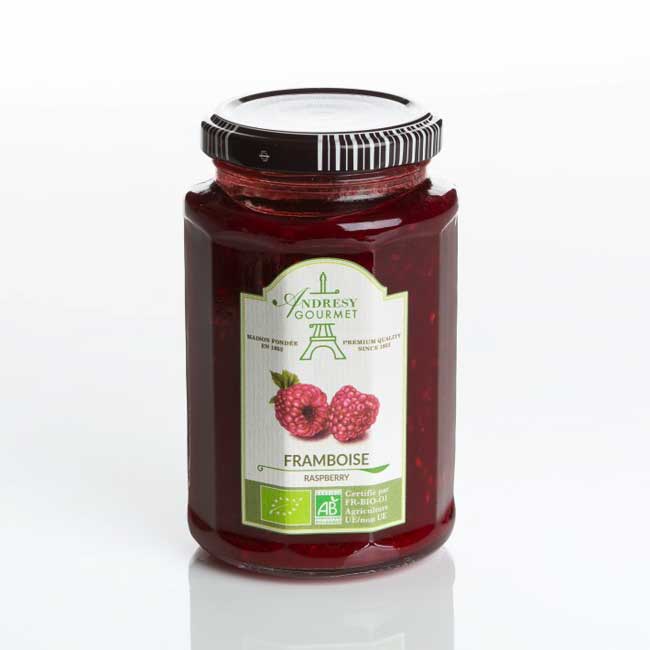 Raspberry organic jam