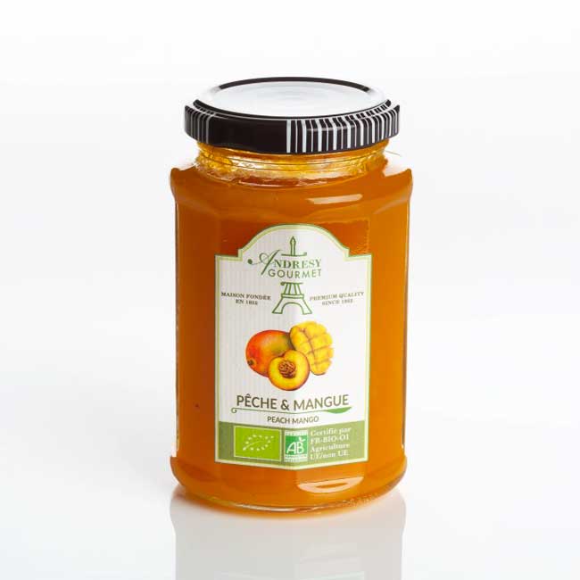 Peach and Mangoe organic jam