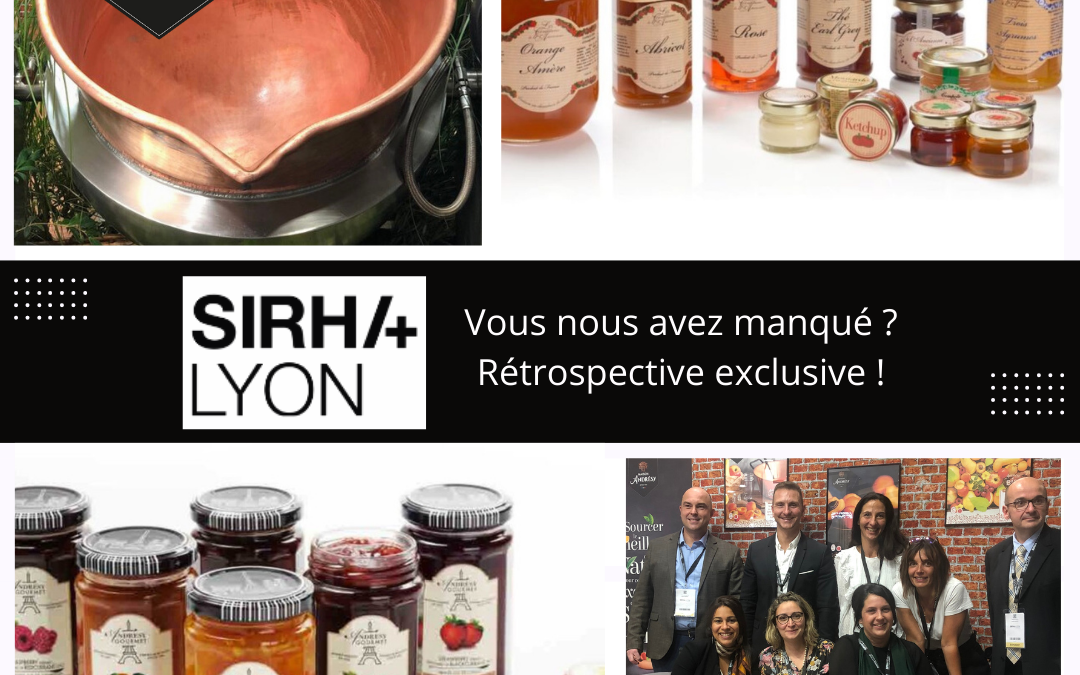 You could not come to the SIRHA of Lyon in September 2021 ? Here is expressly for you, the retrospective of Andrésy Confitures as if you were on its stand of French high-end jams