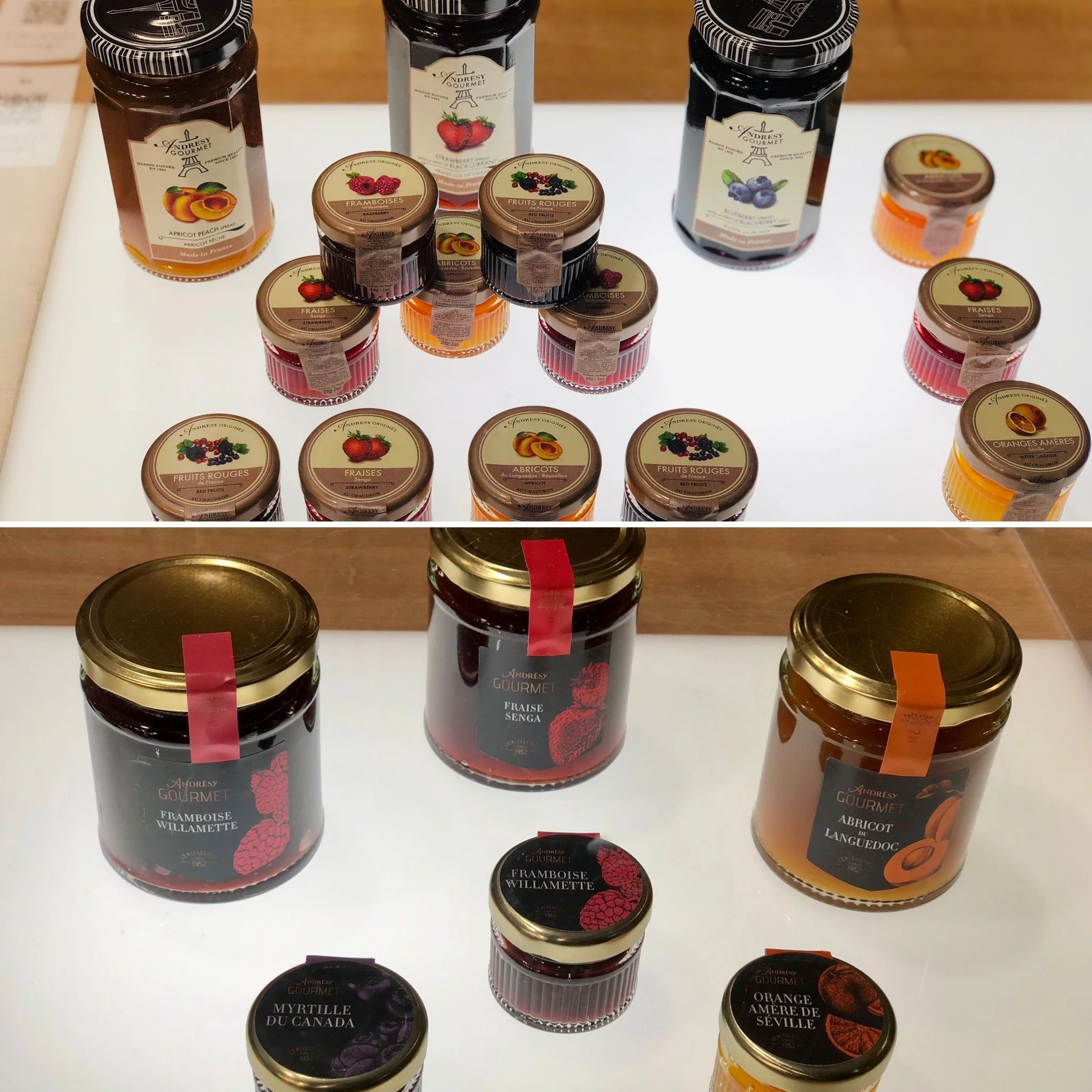 Etiquettes de pots de confiture