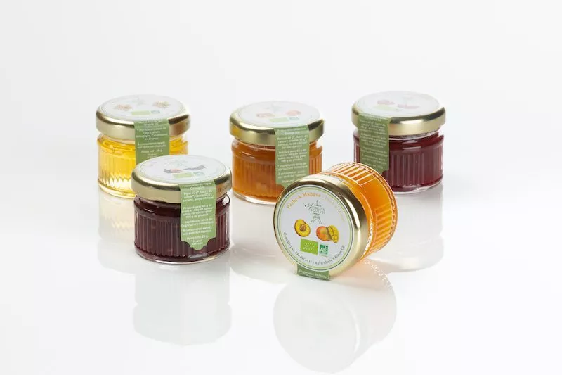 Mini cherry jam and Espelette pepper by Andrésy Confitures